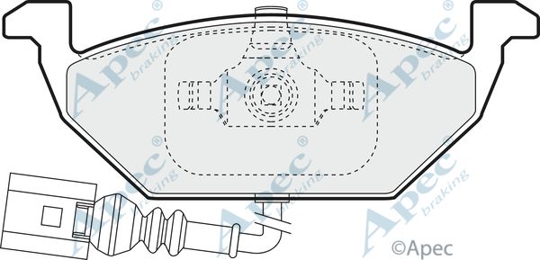 APEC BRAKING Jarrupala, levyjarru PAD1162